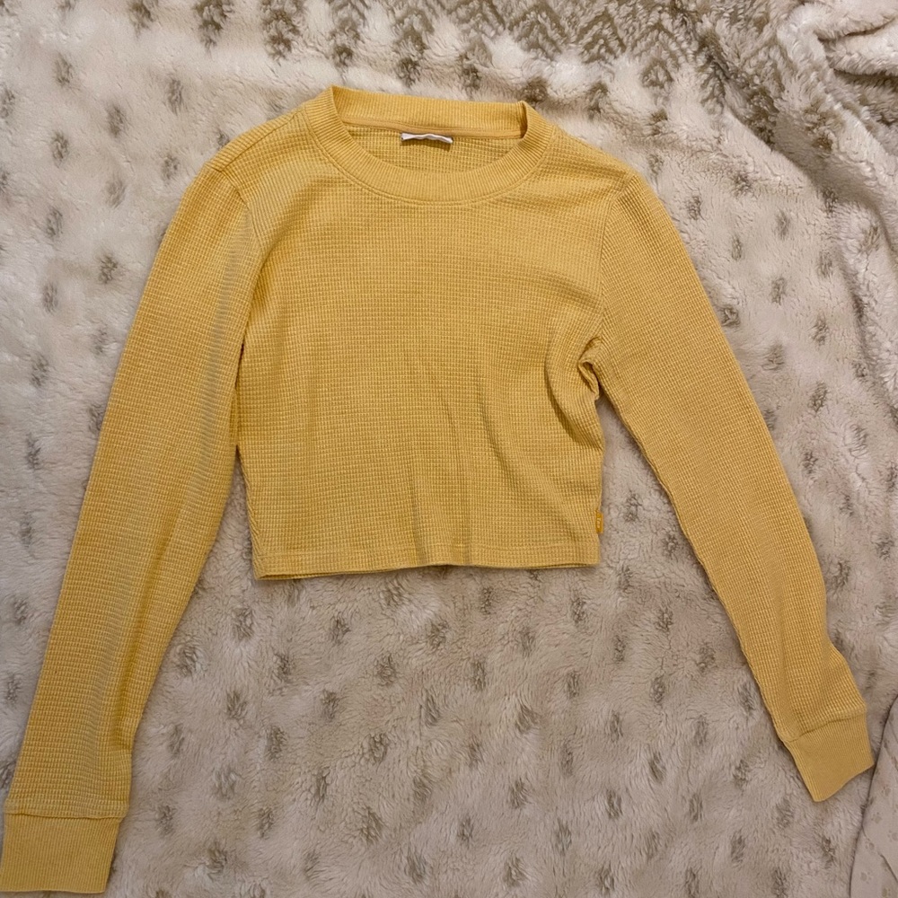 Cropped waffle shirt from Artizia